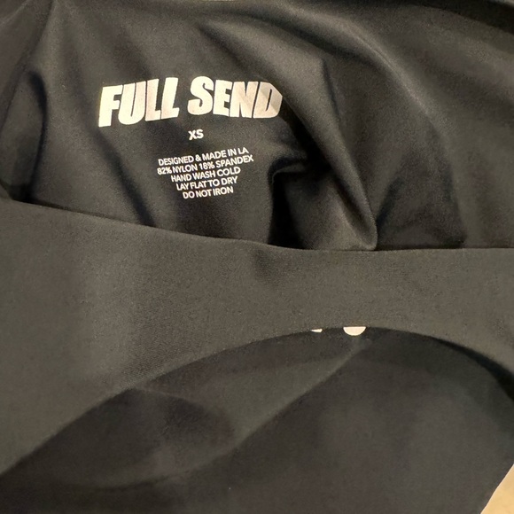 FULL SEND One Piece Black Bikini Swimwear size XS - Picture 2 of 4